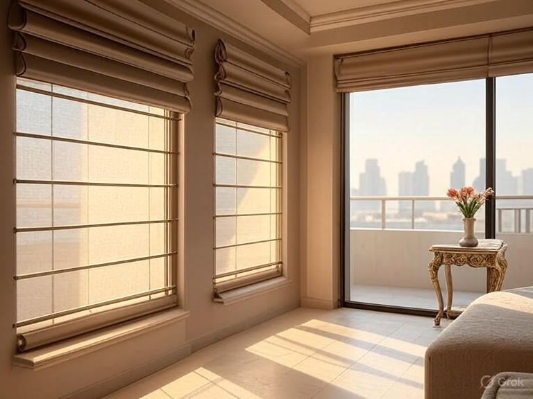 Custom Roman Blinds Doha