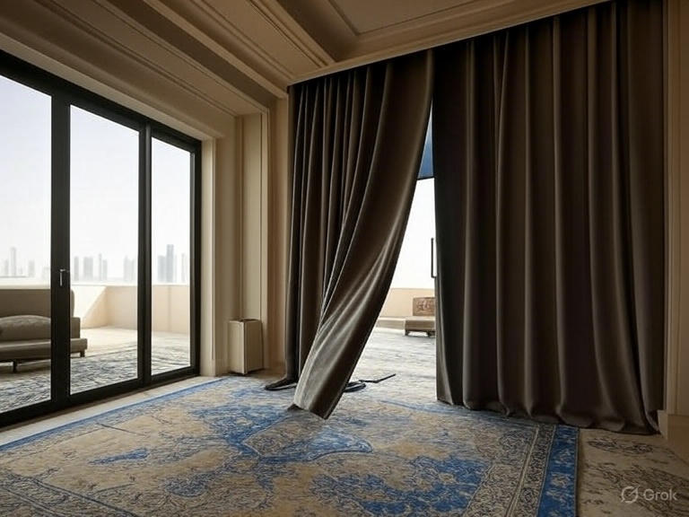 Motorized Blackout Curtains in Doha