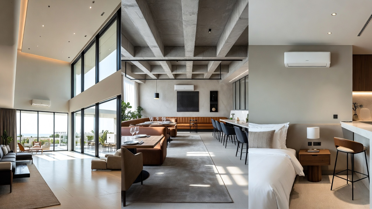 split AC installation Doha in modern apartment