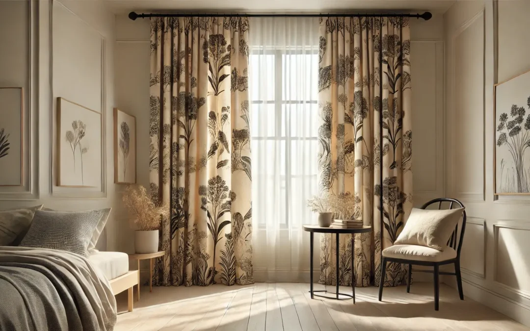 Printed Blackout Curtains in Doha